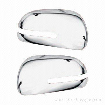 Side Mirror Covers for RAV4 13, Made of ABS Material with Chromed